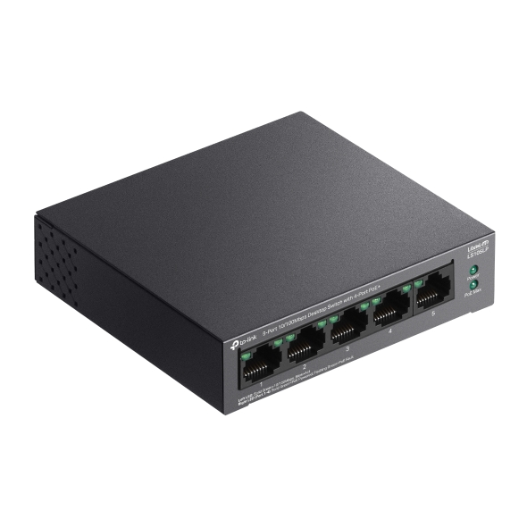 Switch Để Bàn 5 Cổng 10/100Mbps với 4 Cổng PoE TP-Link LS105LP - Image 3