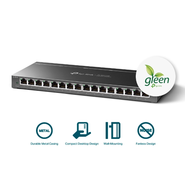 Switch Easy Smart 16 Cổng Gigabit TP-Link TL-SG116E với 16 cổng RJ45 10/100/1000Mbps - Image 2
