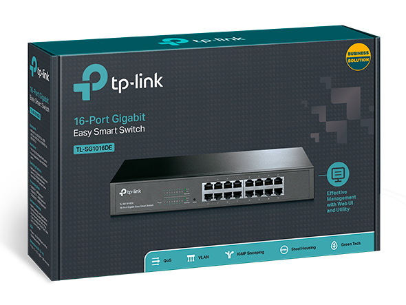 Smart Switch TP-Link TL-SG1016DE 16-port 10/100/1000Mbps - Image 2