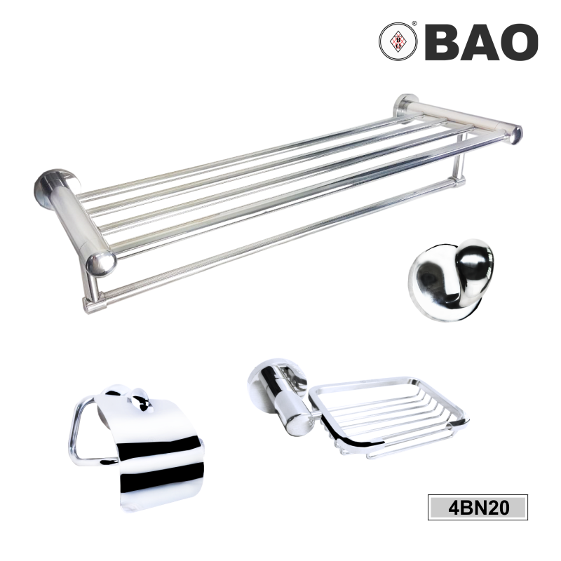 Thanh vắt khăn đôi BAO BN 106 (700x120x40mm) - Image 6