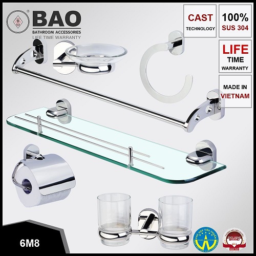Thanh vắt khăn tắm BAO M4-401 (590x70x30mm) - Image 3