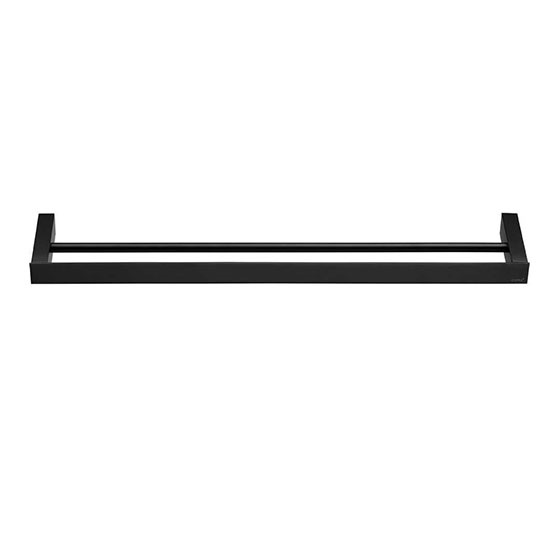 Thanh vắt khăn tắm đơn màu đen Basic BP-79311 - Image 3