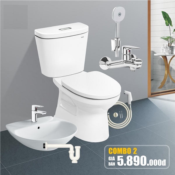 Thiết bị vệ sinh Inax cao cấp chính hãng C504-3 - Image 4