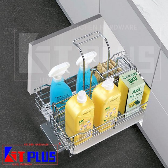Thùng gạo âm tủ mặt gương màu đen Kit Plus RB.29B - Image 5