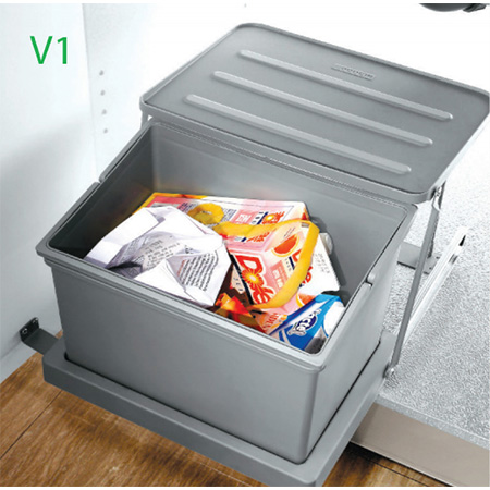 Thùng gạo mặt gương nút nhấn Grob RB-300B-F - Image 4