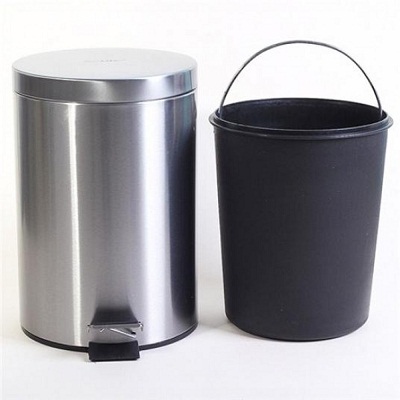 Thùng rác inox Ecolife ECO 102 (12L-253x375mm)