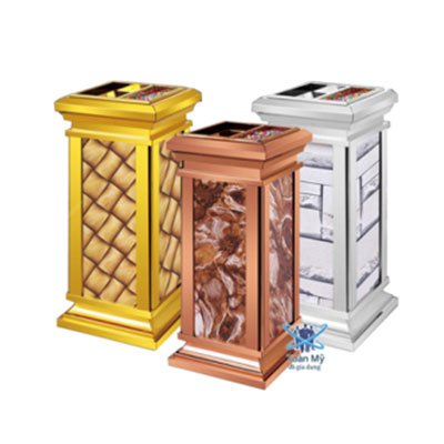 Thùng rác inox SafeVN TM 038