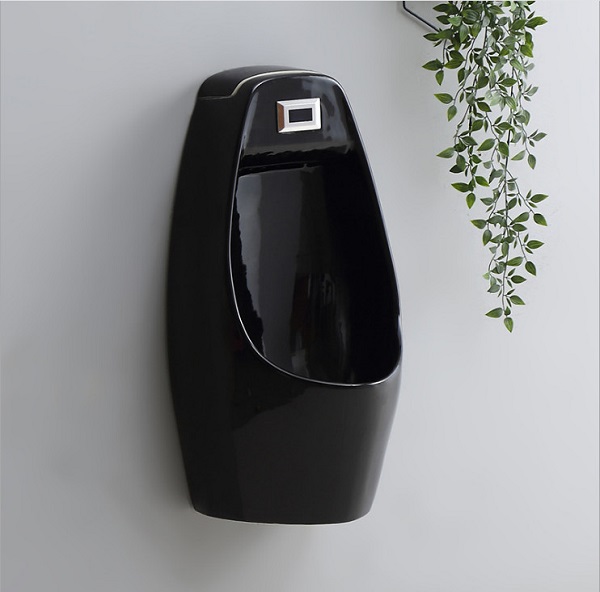 Tiểu nam treo tường mạ đen HM-004 - Image 4
