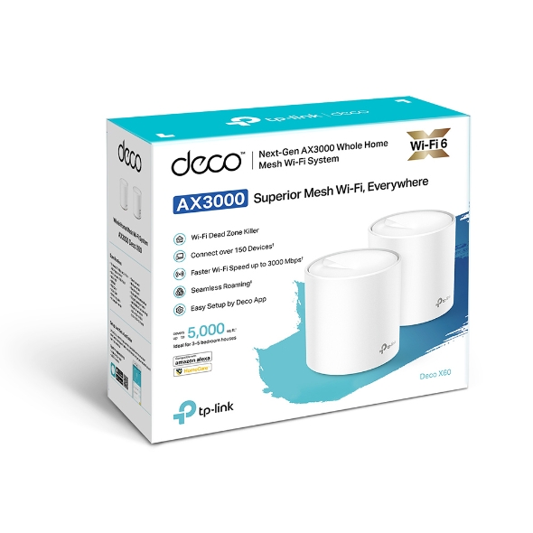 Hệ thống Wifi Mesh TP-Link Deco X60 AX5400 Wi-Fi 6 - 2 Pack - Image 2