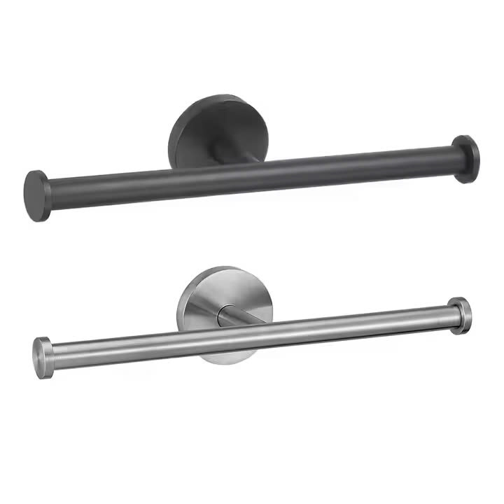 Treo giấy vệ sinh đôi mạ các màu đen, vàng, crom Miken MK-1813