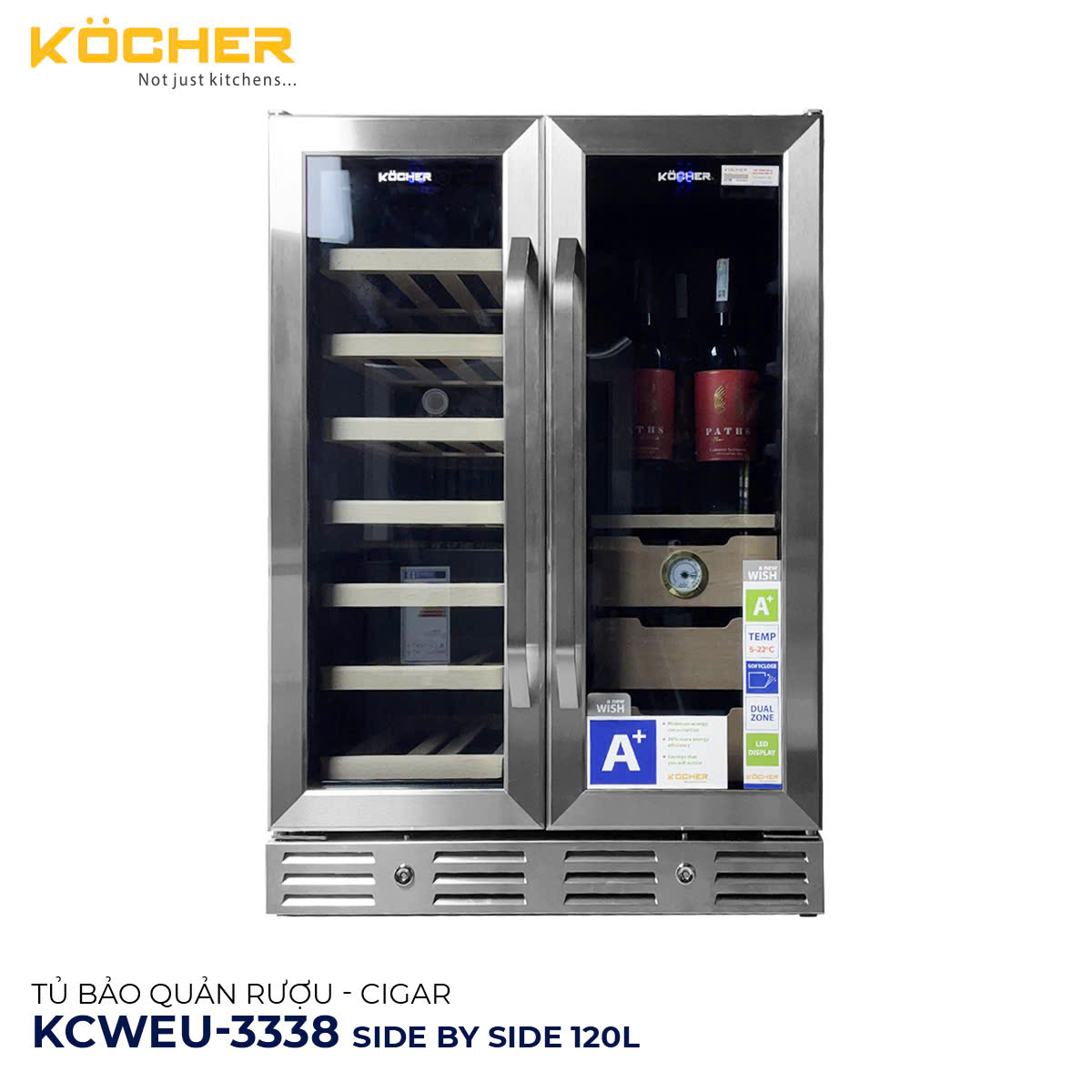 Tủ bảo quản CIGAR Kocher KCEU-3318 - Image 4