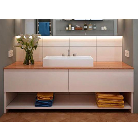 Tủ chậu lavabo may đo nhựa Picomat HMT-118 (Tự chọn kích thước)