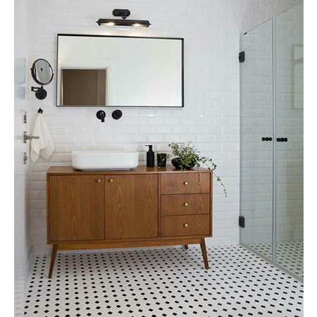Tủ chậu lavabo may đo vân gỗ nhựa Picomat HMT-105 (Tự chọn kích thước) - Image 3