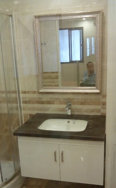 Tủ chậu lavabo may đo vân gỗ nhựa Picomat HMT-108 (Tự chọn kích thước) - Image 3
