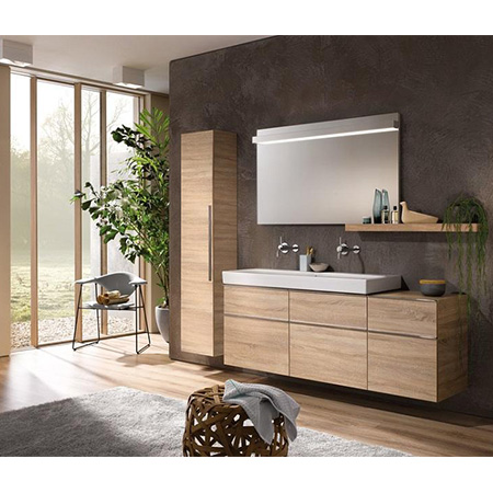 Tủ chậu lavabo may đo vân gỗ nhựa Picomat HMT-109 (Tự chọn kích thước) - Image 5