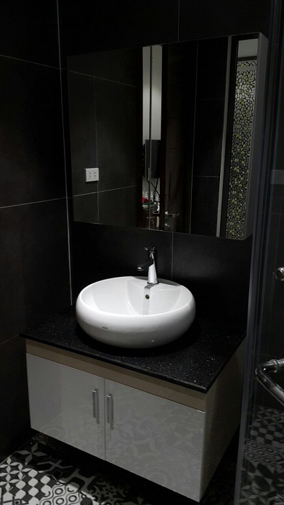 Tủ chậu lavabo may đo vân gỗ nhựa Picomat HMT-110 (Tự chọn kích thước) - Image 4