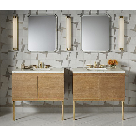Tủ chậu lavabo may đo vân gỗ nhựa Picomat HMT-111 (Tự chọn kích thước) - Image 5