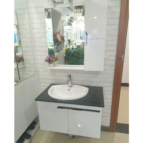 Tủ chậu lavabo may đo vân gỗ nhựa Picomat HMT-112 (Tự chọn kích thước) - Image 3
