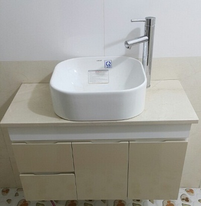Tủ chậu lavabo may đo vân gỗ nhựa Picomat HMT-112 (Tự chọn kích thước) - Image 5