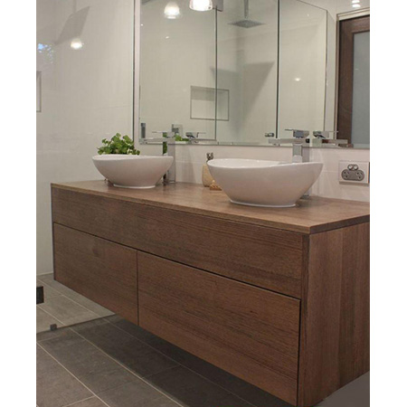 Tủ chậu lavabo may đo vân gỗ nhựa Picomat HMT-114 (Tự chọn kích thước)
