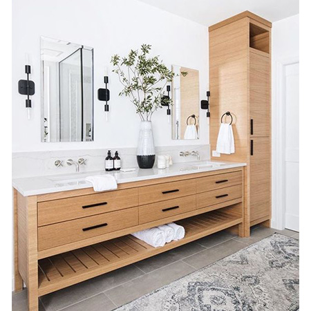 Tủ chậu lavabo nhựa Picomat theo yêu cầu HM72 900x500mm (Tự chọn kích thước - Chưa gồm chậu, vòi) - Image 4