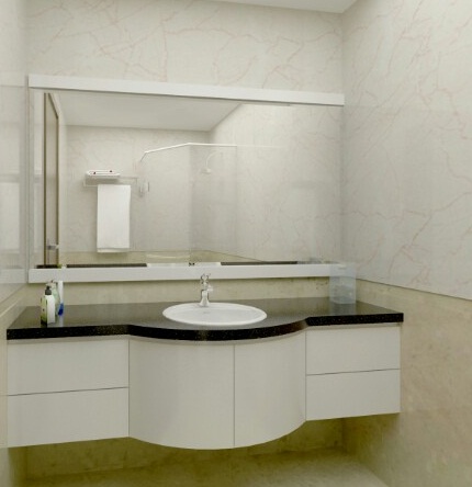 Tủ chậu lavabo nhựa Picomat theo yêu cầu HM81-1300x480mm (Tự chọn kích thước - Chưa gồm chậu, vòi) - Image 4