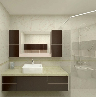Tủ chậu lavabo Picomat theo yêu cầu HM77 900x500mm (Tự chọn kích thước - Chưa gồm chậu, vòi) - Image 5