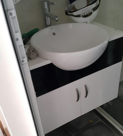 Tủ chậu lavabo Picomat theo yêu cầu HM78 (900x500mm - Tự chọn kích thước - Chưa gồm chậu, vòi) - Image 4