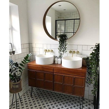 Tủ chậu lavabo Picomat theo yêu cầu HM80 (900x500mm - Tự chọn kích thước - Chưa gồm chậu, vòi) - Image 4