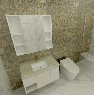 Tủ chậu lavabo Picomat theo yêu cầu TC-HM93 (Tự chọn kích thước - Chưa gồm chậu, vòi) - Image 6