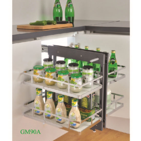 Tủ kho 4 tầng cánh mở inox hộp Grob GM-440 - Image 3