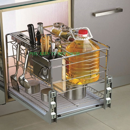 Tủ kho 4 tầng cánh mở inox hộp Grob GM-440 - Image 5