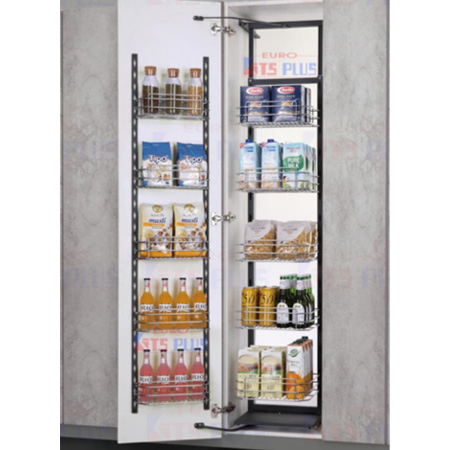 Tủ kho 6 tầng cảnh mở inox đan ô vuông Eurokit HF 024B - Image 3