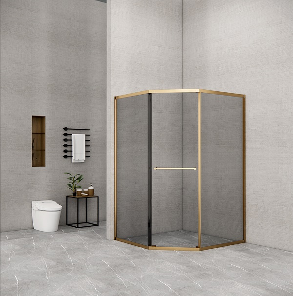 Vách kính nhà tắm Flight FLS-V3 Gold