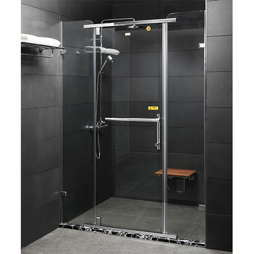 Vách kính nhà tắm màu vàng Fendi FMG-2X4G (1300x900x2000 mm) - Image 3
