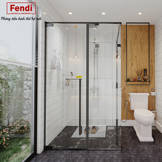 Vách kính tắm Fendi FKP-1C2 (1200x1900) - Image 5