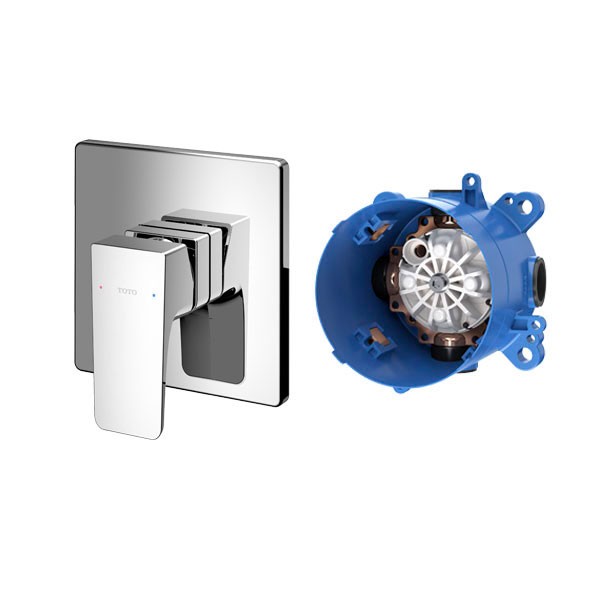 Van điều chỉnh nhiệt độ kèm phụ kiện âm tường Toto TBV01408B/TBN01001B - Image 3