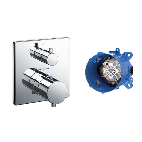 Van điều chỉnh nhiệt độ kèm phụ kiện âm tường Toto TBV02406B/TBN01001B - Image 5