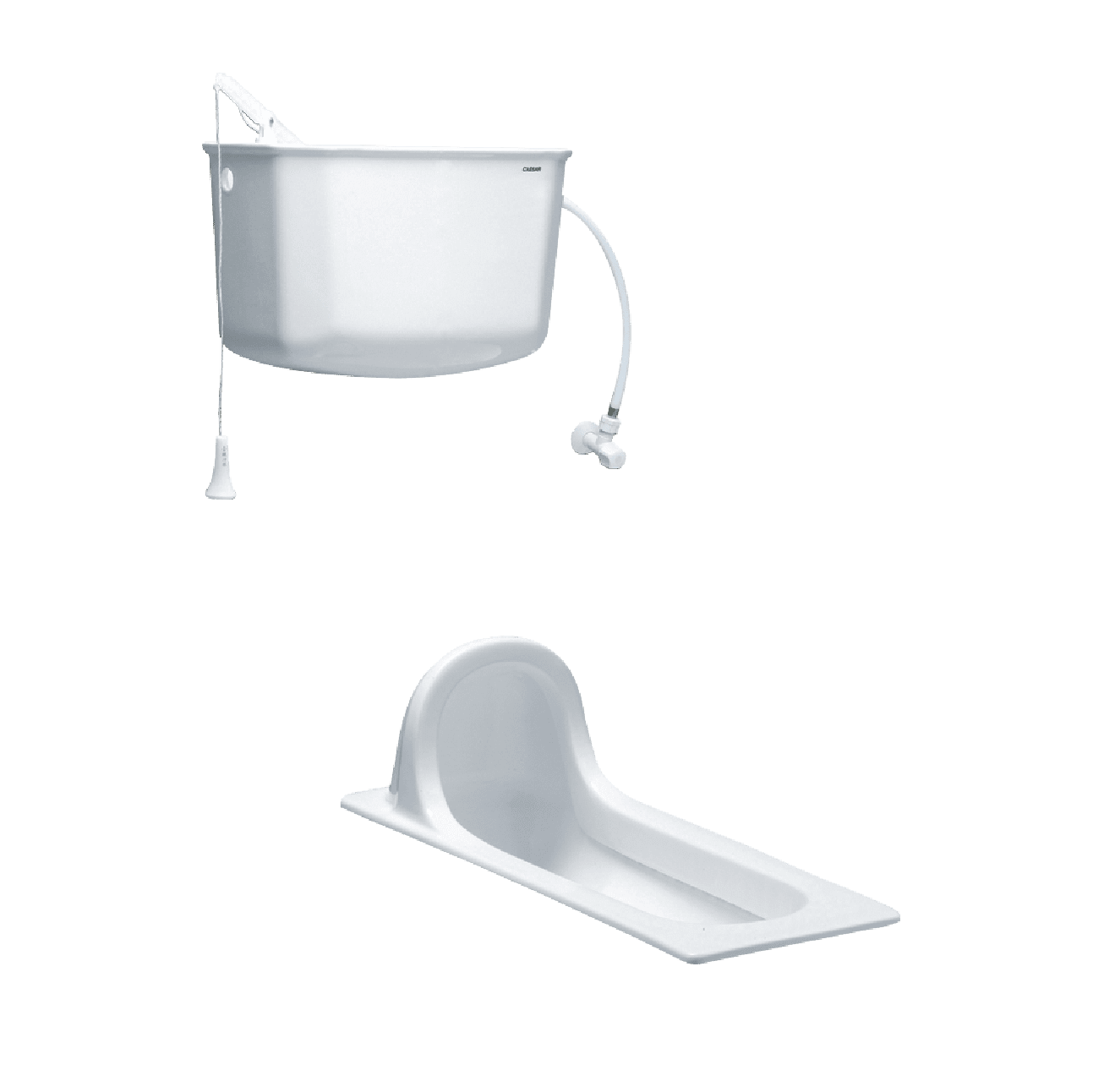 Van xả bàn cầu xổm CAESAR BF525 - Image 5