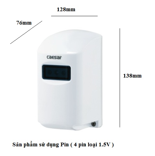 Van xả cảm ứng âm tiểu Caesar A640 (220v) - Image 3