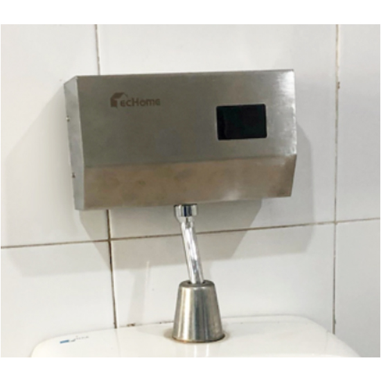 Van xả cảm ứng tiểu nam Techome A601 (Pin) - Image 4