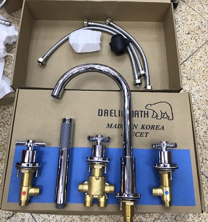 Vòi bồn tắm 3 lỗ Daelim DL-11VB - Image 3