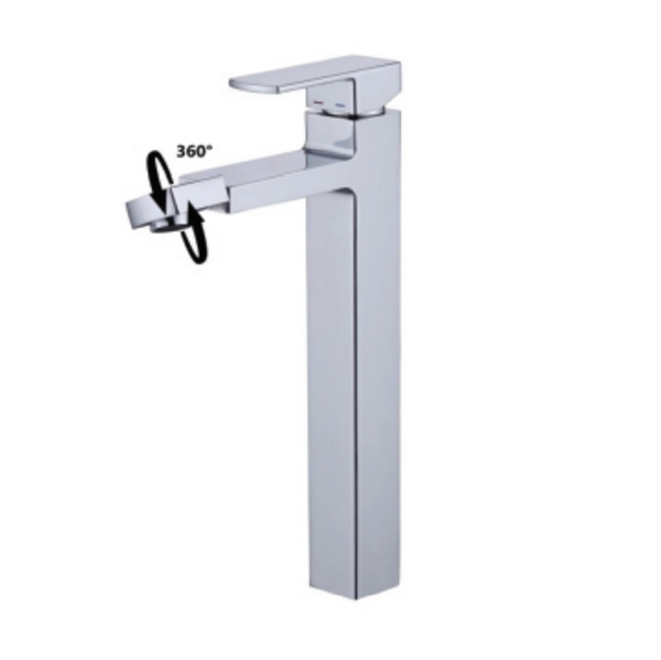 Vòi chậu 3 lỗ lavabo nóng lạnh Hàn Quốc Ecofa E-802 - Image 5