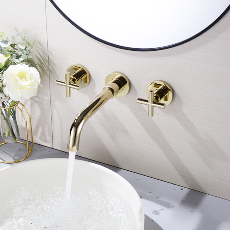 Vòi chậu lavabo âm tường Inox 304 mờ Miken MKV-600003W - Image 4
