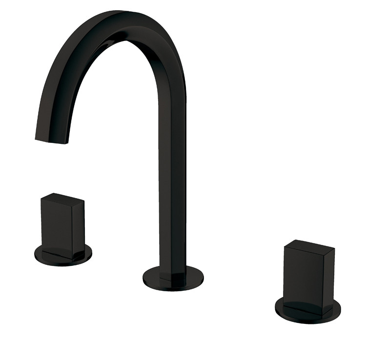 Vòi chậu lavabo âm tường màu vàng Miken MKV-600002GB ( Bóng hoặc mờ) - Image 5