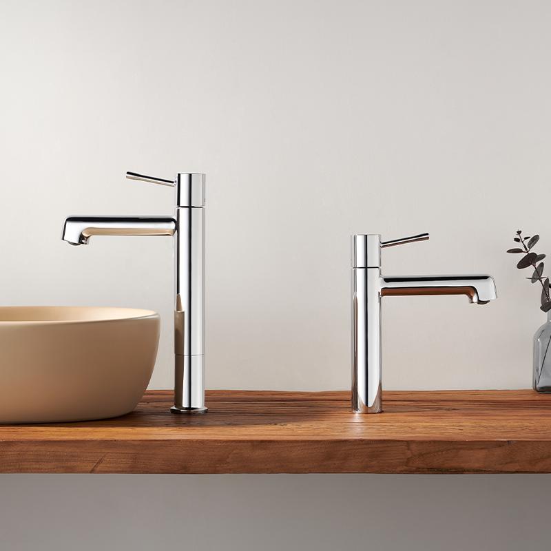 Vòi chậu lavabo âm tường màu vàng Miken MKV-600003GB ( Bóng hoặc mờ) - Image 6