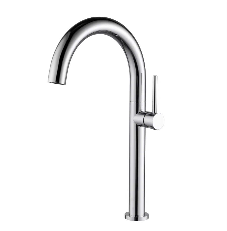 Vòi chậu lavabo âm tường màu vàng Miken MKV-600024GB - Image 3