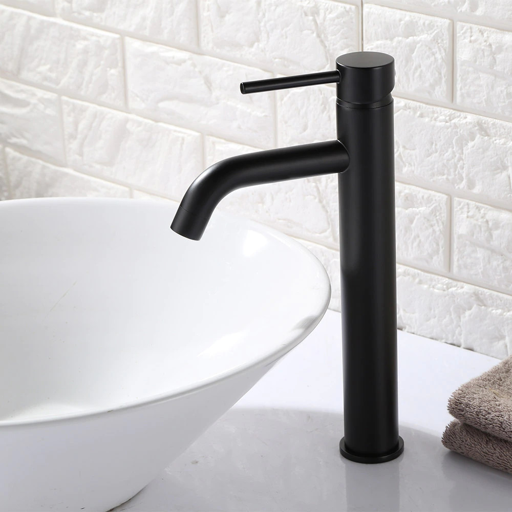 Vòi chậu lavabo âm tường màu vàng mờ Miken MKV-309GM - Image 6