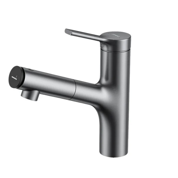 Vòi chậu lavabo gắn tường nóng lạnh màu xám JOMOO 32414-681_HAS-Z - Image 5