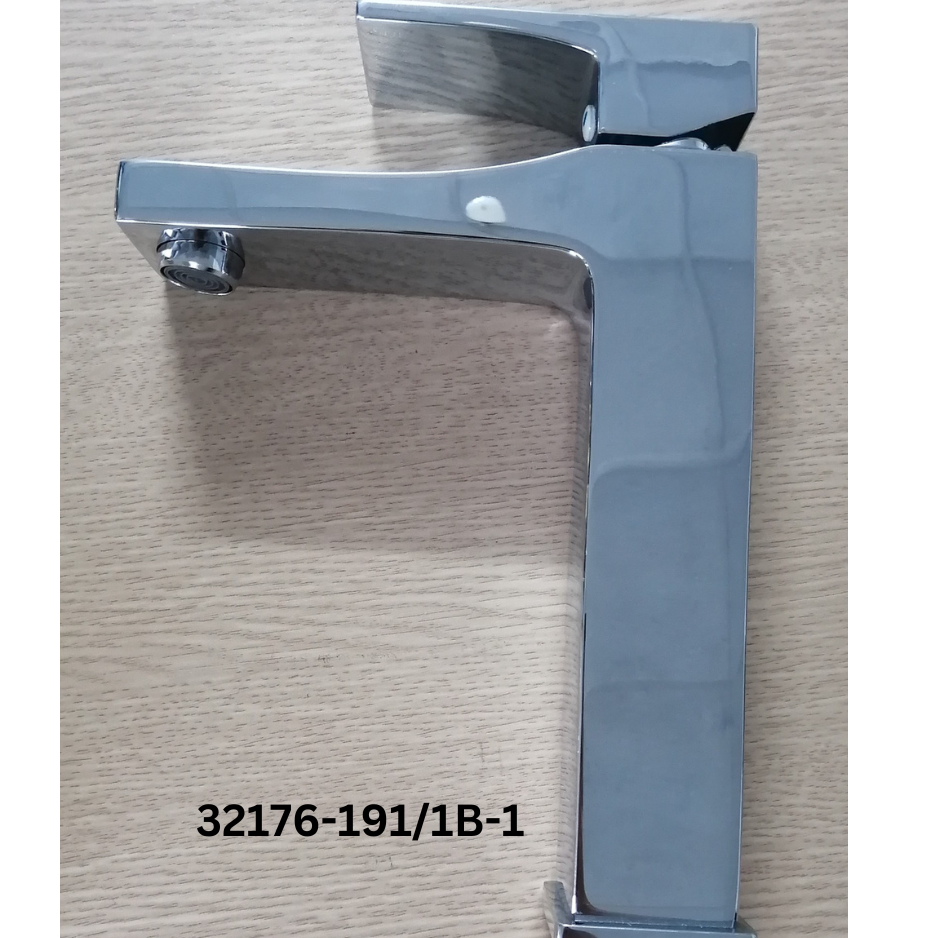 Vòi chậu lavabo gắn tường nóng lạnh màu xám JOMOO P22069-670_HBS-Z - Image 5